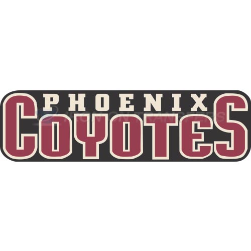 Phoenix Coyotes Iron-on Stickers (Heat Transfers)NO.289